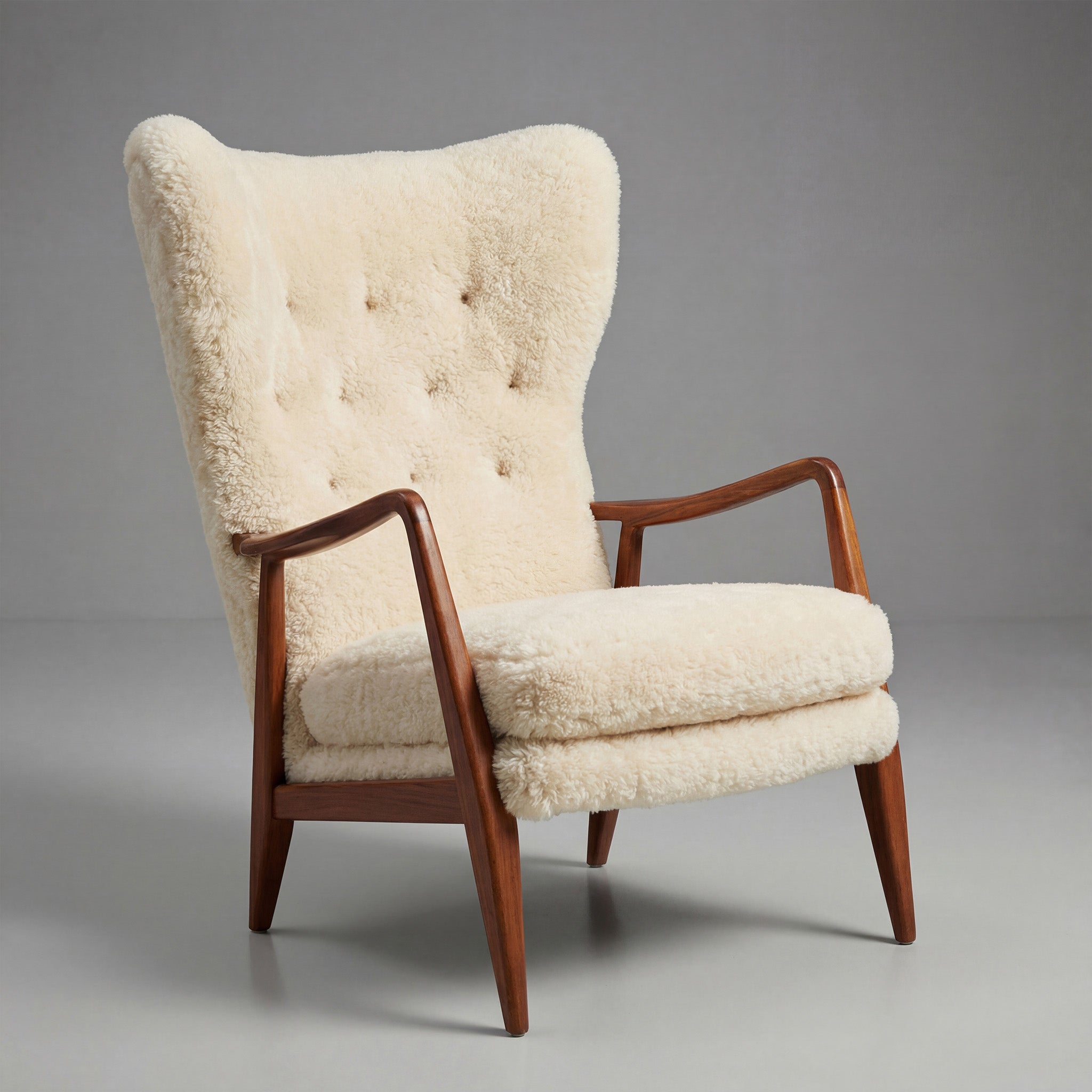 Swedish Modern Highback Lounge Chair