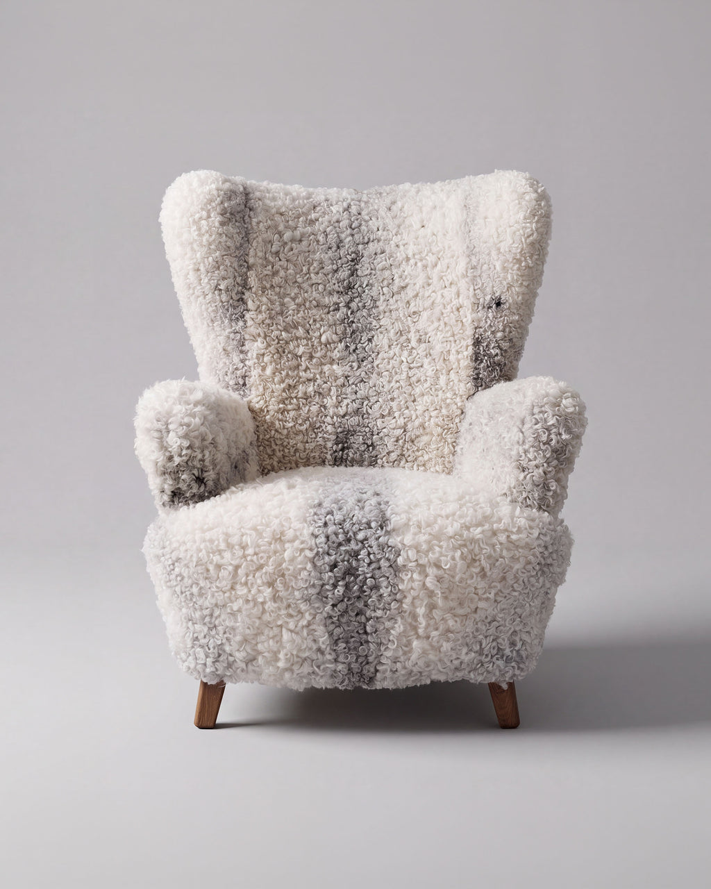 Danish Easy Chair in Gotland Sheepskin