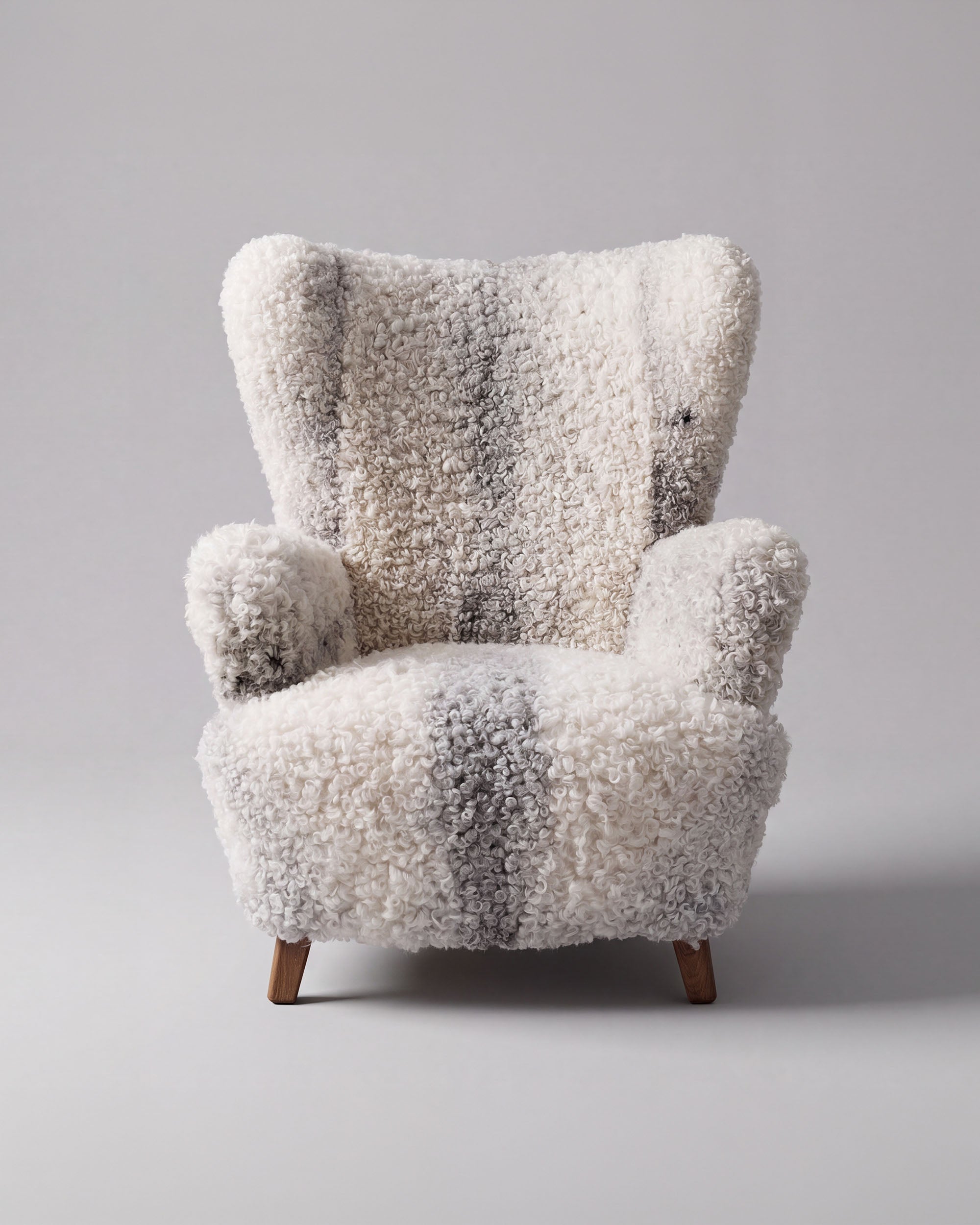 Danish Easy Chair in Gotland Sheepskin