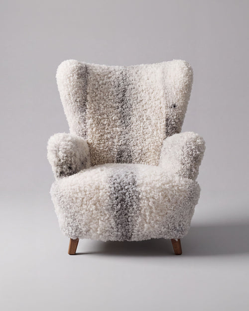 Danish Easy Chair in Gotland Sheepskin