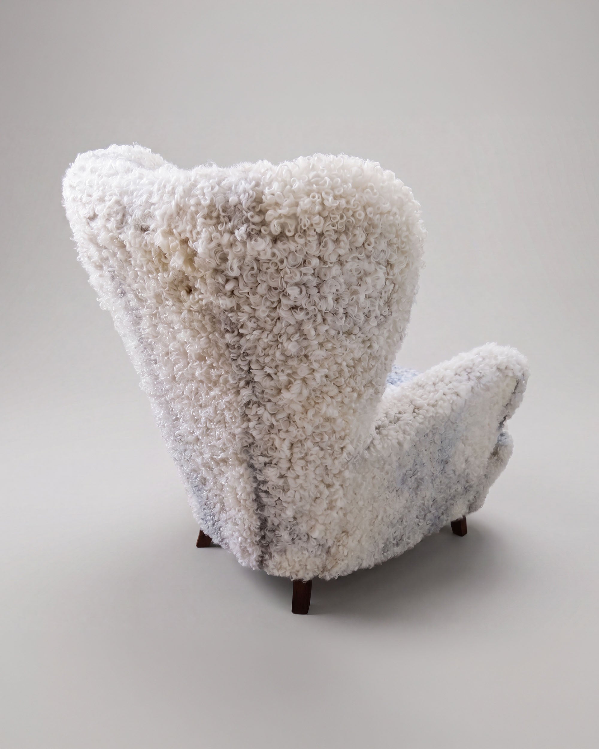 Danish Easy Chair in Gotland Sheepskin